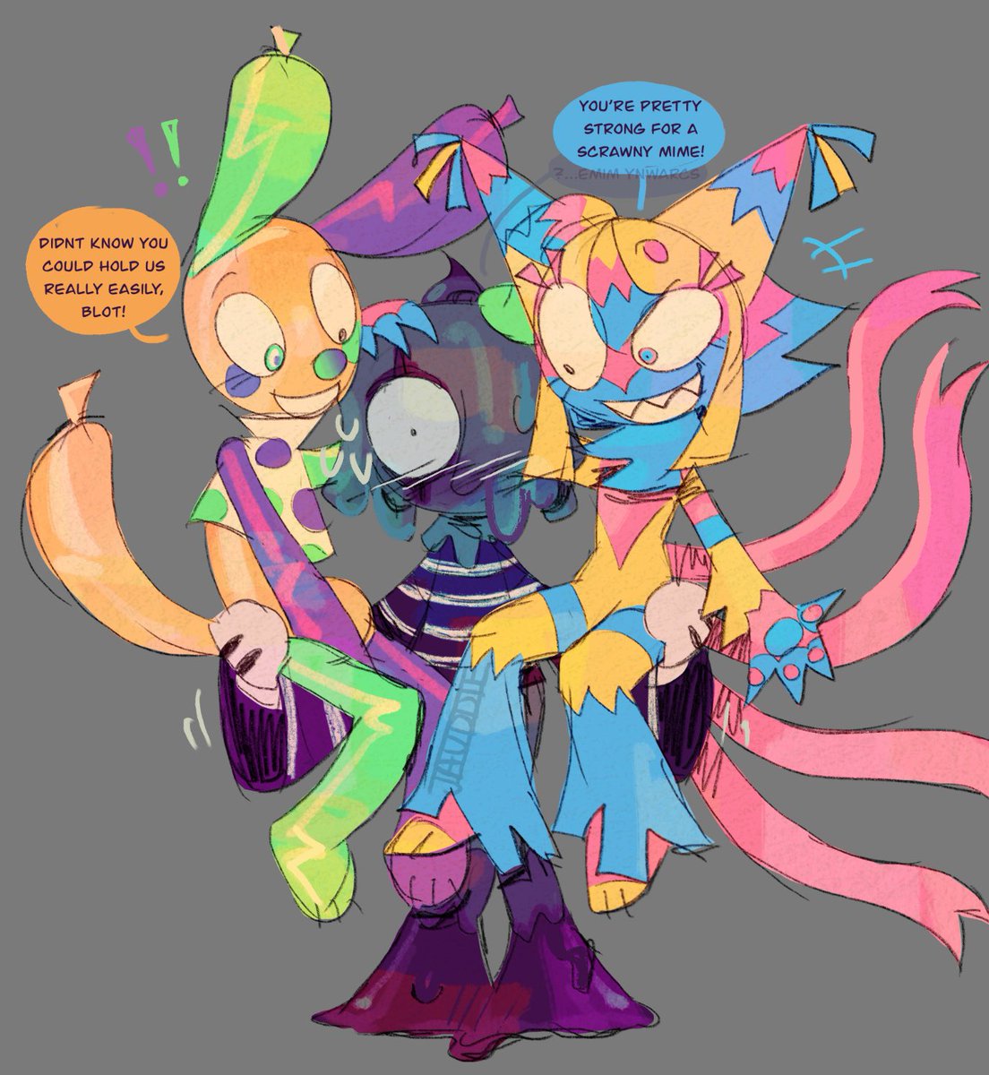 im still struggling with translating yatta into my artstyle

#dandysworld #dandysworldfanart