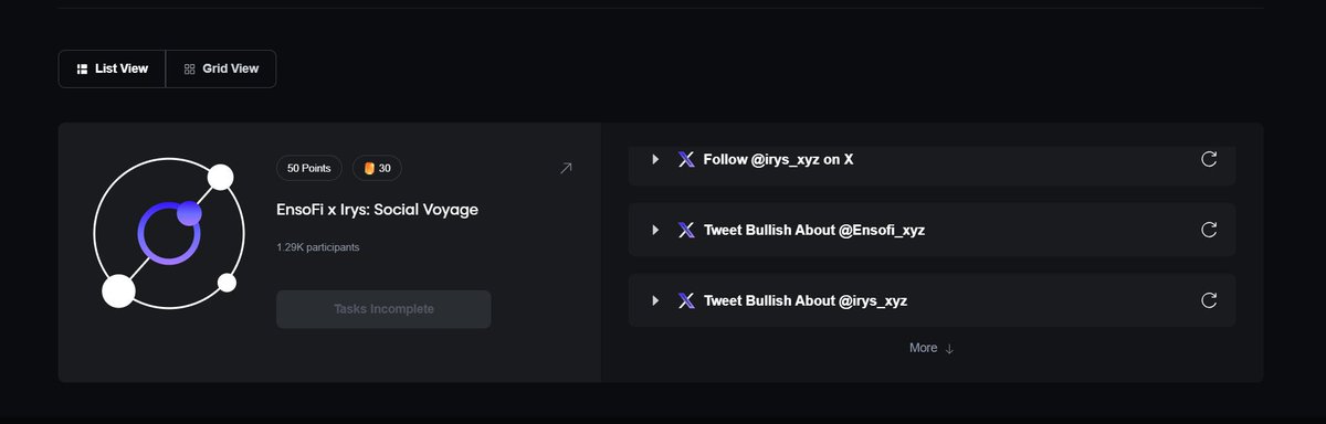 Mitchell Moore (Ø,G) | HUDL (@mitchell_m12202) on Twitter photo Just in: @EnsoFi_xyz just dropped a GALACTIC Galxe Quest with <a href="/irys_xyz/">Irys (✧ᴗ✧)</a>!
🌌 Earn $ENFI tokens, snag a shot at a $500 USDC raffle, and join the cosmic grind! ✨
Head to: app.galxe.com/quest/EnsoFi/G…
Get started and secure your spot
Hirys as always💚 Just in: @EnsoFi_xyz just dropped a GALACTIC Galxe Quest with <a href="/irys_xyz/">Irys (✧ᴗ✧)</a>!
🌌 Earn $ENFI tokens, snag a shot at a $500 USDC raffle, and join the cosmic grind! ✨
Head to: app.galxe.com/quest/EnsoFi/G…
Get started and secure your spot
Hirys as always💚