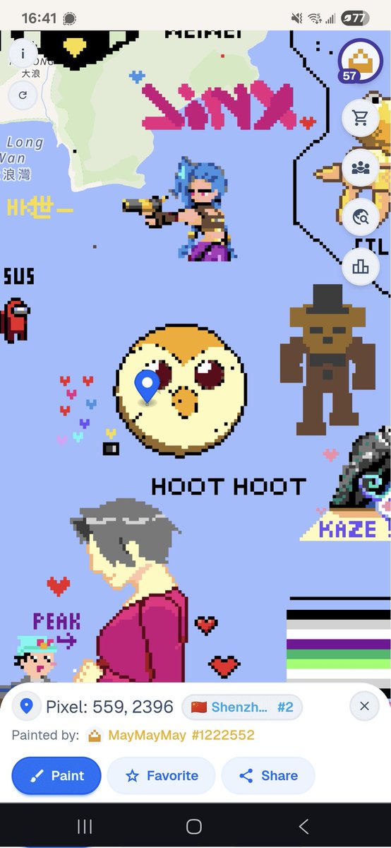 mayma728's tweet photo. I paint it at Wplace!
#lumity #TheOwlHouse https://t.co/1Vj3pMtmtZ