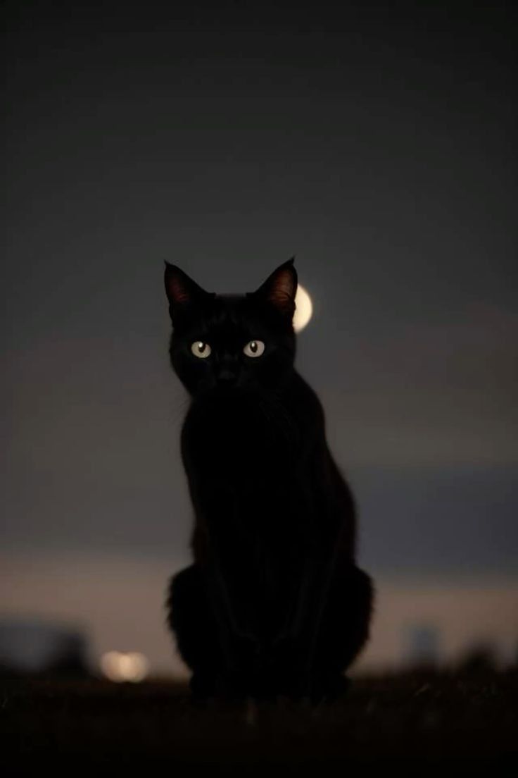 O'er cobbled lanes where shadows creep,
And ghostly whispers dare not sleep,
A black cat prowls through midnight's veil,
With eyes aglow, a haunting tale

~ verse 1 of 'The Black Cat' by John Drewry 

#caturday #folkmusic