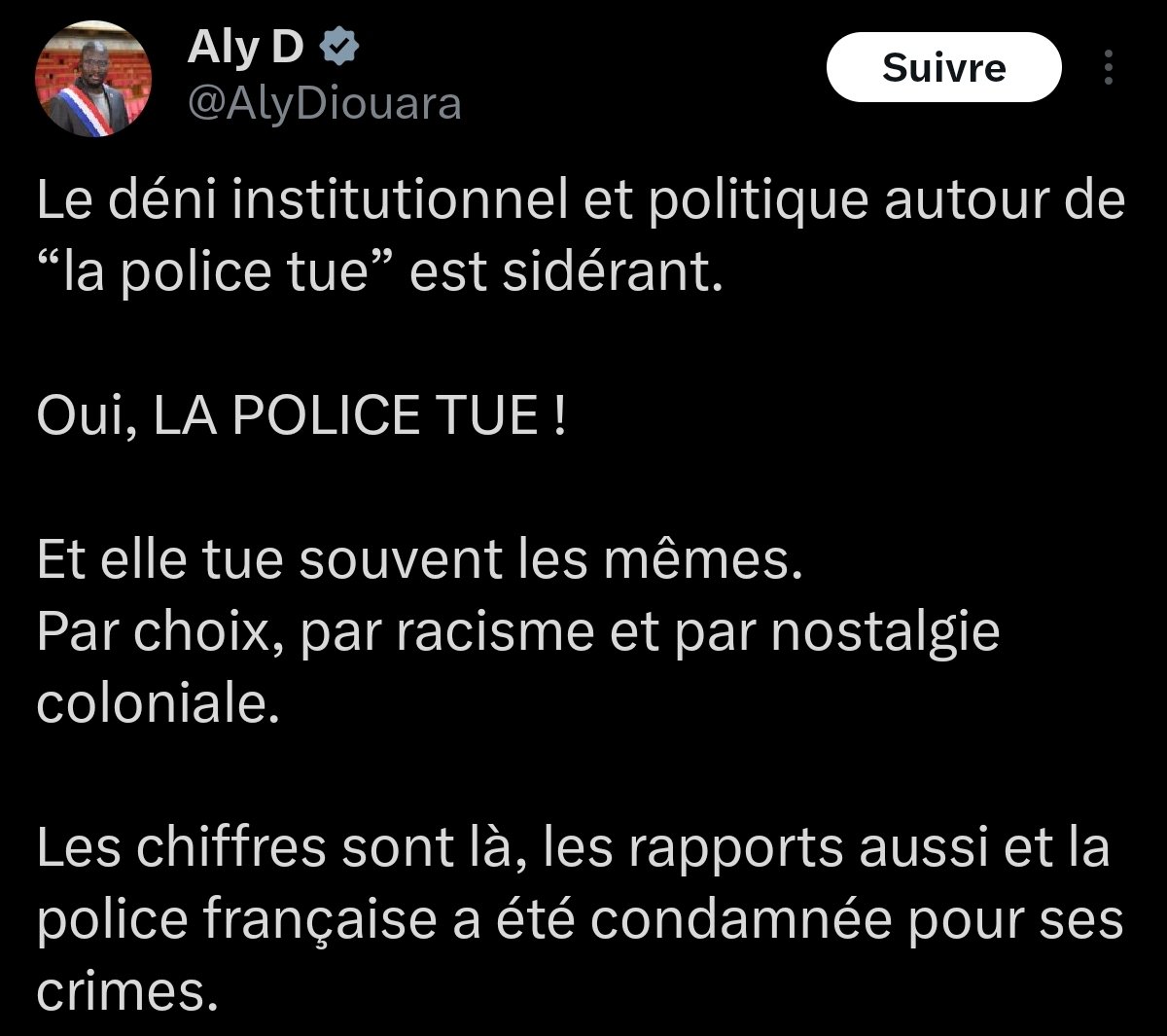 Suite à ces propos, des voix s'élèvent pour demander la dissolution du groupe LFI.

Soutenez vous une telle proposition ?
A. Oui
B. Non