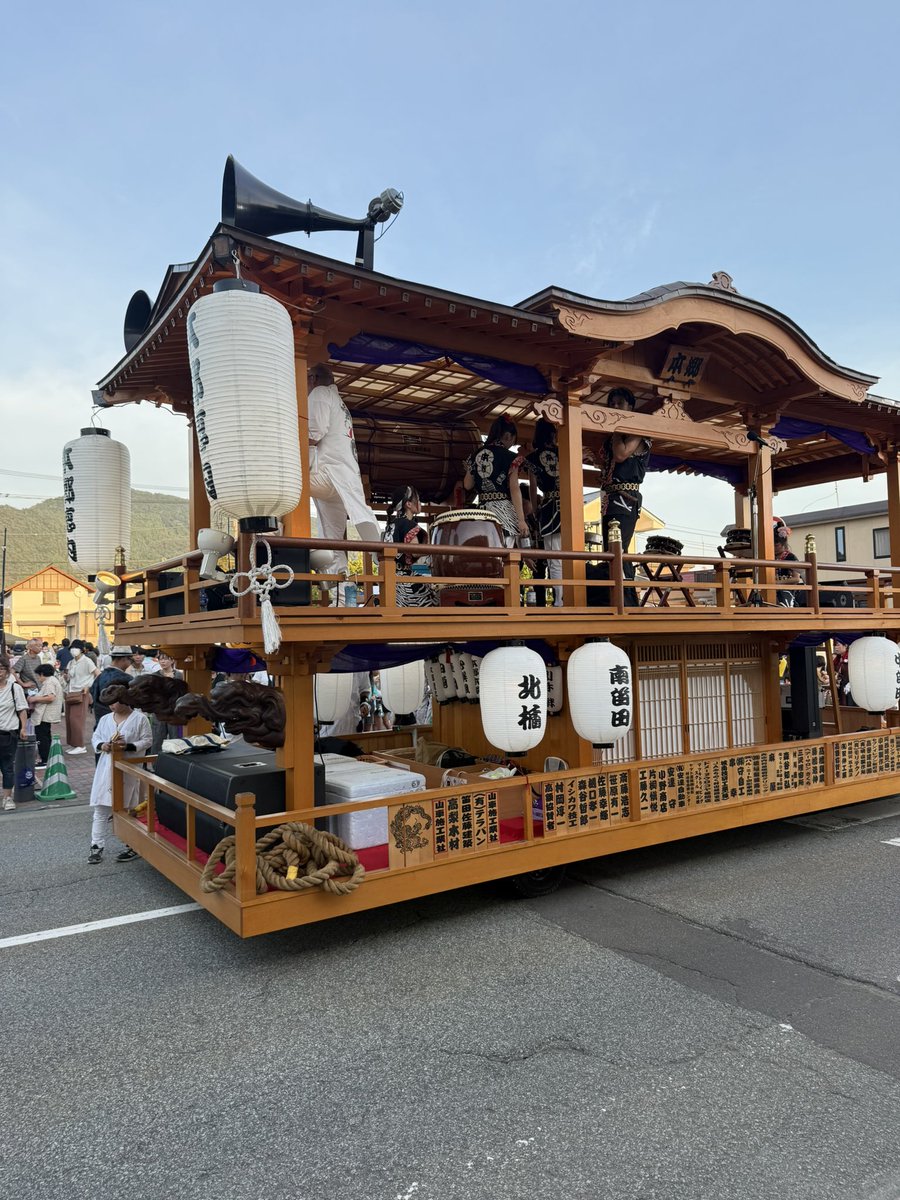 村山徳内まつりにYouTubeできたよー