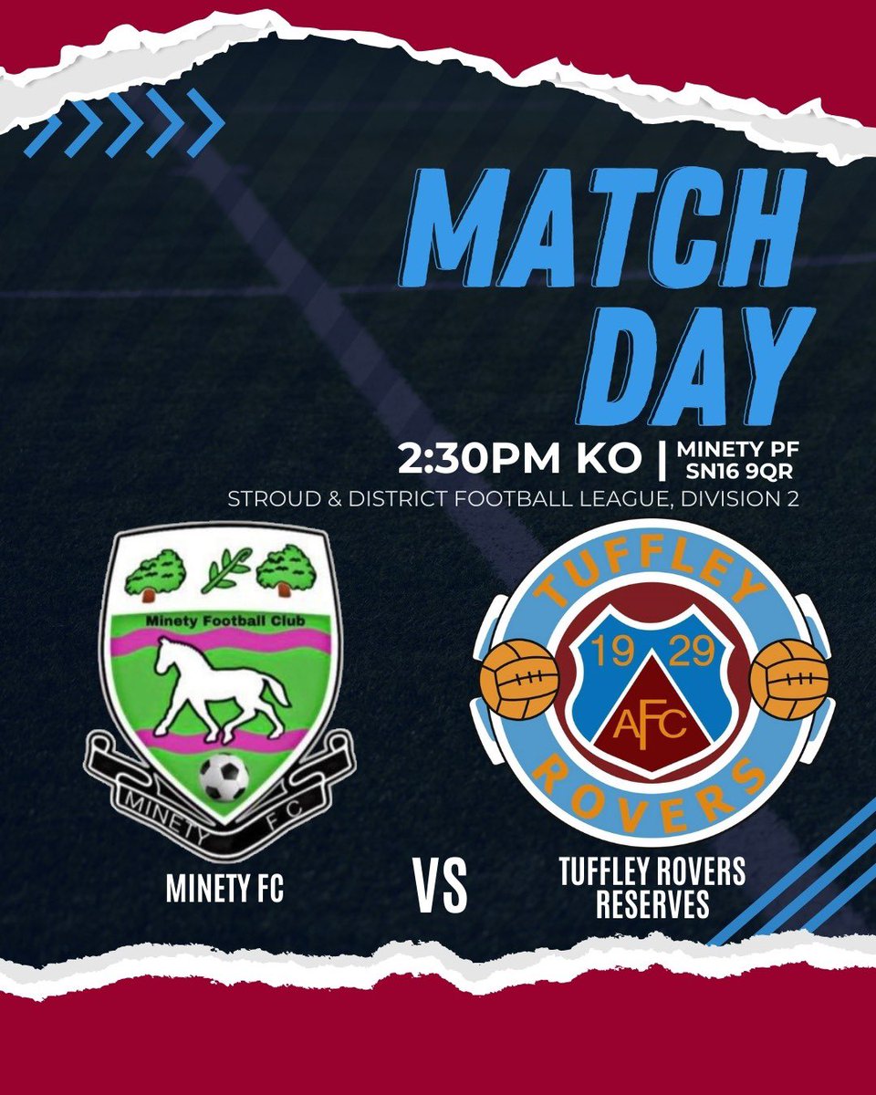 Away from Glevum Park we have just one other fixture today, as our Thirds begin their competitive season in <a href="/Stroud_League/">Stroud & District Football League</a> Division 2 with a trip to <a href="/MinetyFC/">Minety Football Club</a>. KO there is 2:30pm.

Good luck to Chambo &amp; his squad on their opening day of the season.

#uptherovers