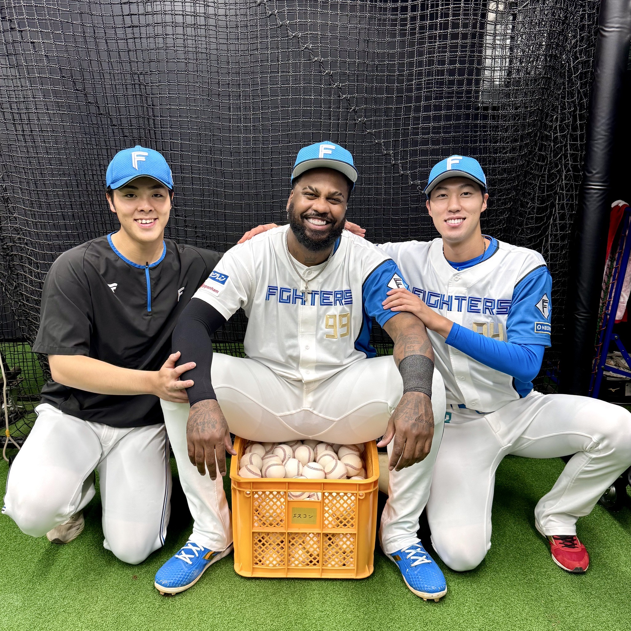 エスコン限定ファイターズ選手くじ【4等伊藤選手　レイエス選手】 エスコン限定ファイターズ選手くじ【4等伊藤選手 レイエス選手