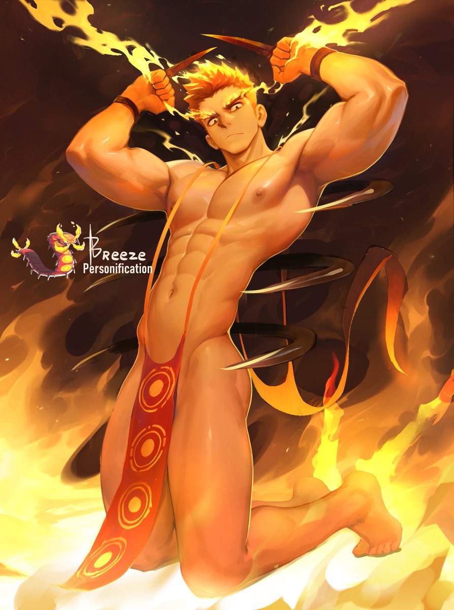 My Pokemon personification 85 (Centiskorch)Tremble in my prison of fire!

(For the full animation and version without clothes, please visit my Patreon)