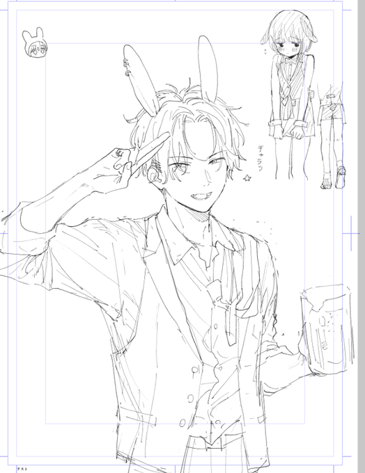 ショートパンツバニーさんが描きたい 