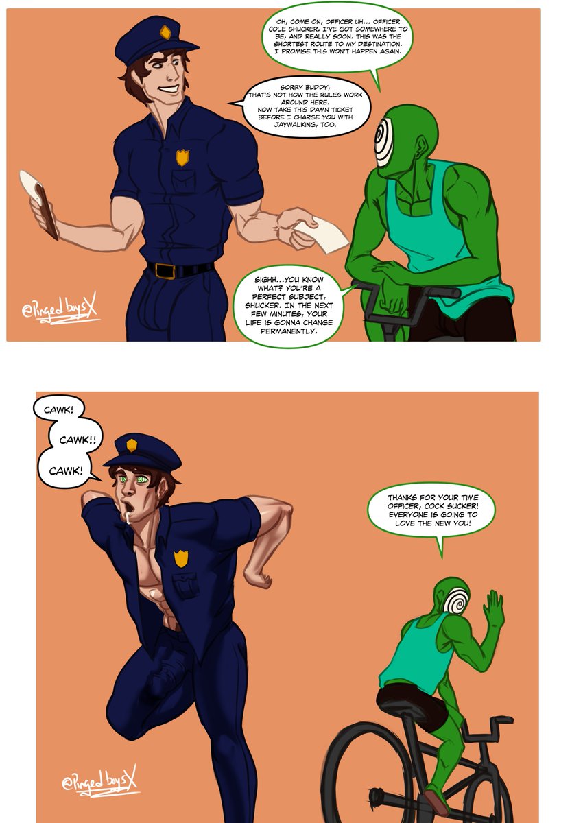 Patrol Officer Cawksucker.
One of my old short stories featuring The Spiral.