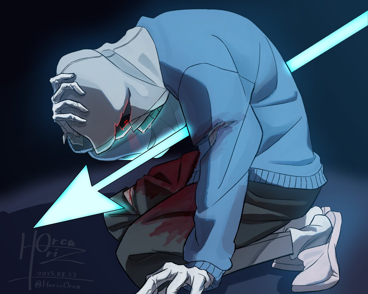 Dusttale doodle =)
＊Justice Spear
#undertaleAU #Dusttale #DustSans