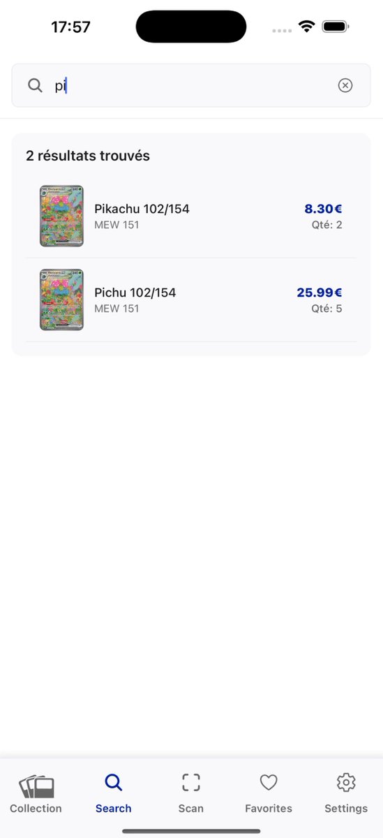 jessimdev's tweet image. 🇫🇷 🚀Jour#17
Aujourd'hui on a beaucoup avancé :

✅ Modification de la quantité des cartes
✅ Quantité visible d’un coup d’œil dans la collection
✅ UI du système de recherche finalisée
✅ Traduction en 🇫🇷FR, 🇬🇧EN, 🇪🇸ES, 🇩🇪DE, 🇮🇹IT, 🇯🇵JP, 🇨🇳CN, 🇰🇷KR

----------------

🇬🇧 🚀 Day…