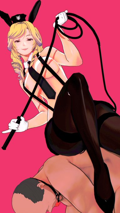 🔞なんか最近ウサギちゃんがTLに流れてくるなぁと思ったら、なるほどなるほど。ちょいと出遅れ感があったので 、いつもとは違った雰囲気でw
1枚目はコイカツ界隈では有名な「ちかりん鞭のポーズ」をお借りしますた(`-`*ゞ
#バニーの日 
#コイカツ 