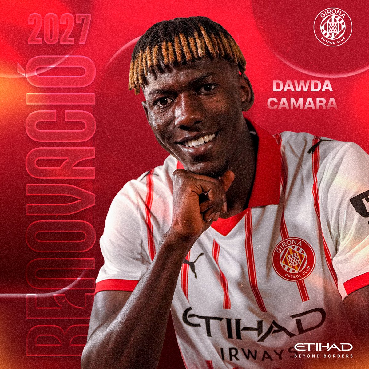 DAWDA 2️⃣0️⃣2️⃣7️⃣

El futbolista de la cantera tendrá ficha del primer equipo a partir de esta temporada 👏

🔗 gironafc.cat/es/noticias/da…