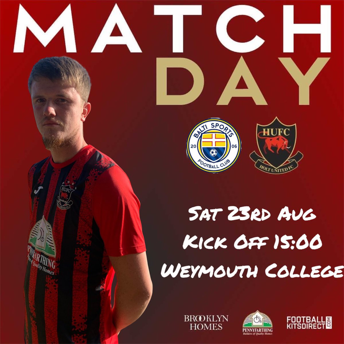Holt United FC (@holtutd_fc) on Twitter photo Its Matchday at Weymouth College as we face <a href="/BaltiSportsFC/">Balti Sports FC</a> kick off at 3pm today
#UpTheBulls
<a href="/swsportsnews/">South West Sports News</a> <a href="/groundhopp/">stormport</a> <a href="/NonLeagueHQ1/">NonLeagueHQ</a> <a href="/NonLeagueFix/">NonLeagueFixtures</a> <a href="/UltiFootNet/">Ultimate Football Networks(UFN)</a> <a href="/bigmattp/">Matt</a> Its Matchday at Weymouth College as we face <a href="/BaltiSportsFC/">Balti Sports FC</a> kick off at 3pm today
#UpTheBulls
<a href="/swsportsnews/">South West Sports News</a> <a href="/groundhopp/">stormport</a> <a href="/NonLeagueHQ1/">NonLeagueHQ</a> <a href="/NonLeagueFix/">NonLeagueFixtures</a> <a href="/UltiFootNet/">Ultimate Football Networks(UFN)</a> <a href="/bigmattp/">Matt</a>
