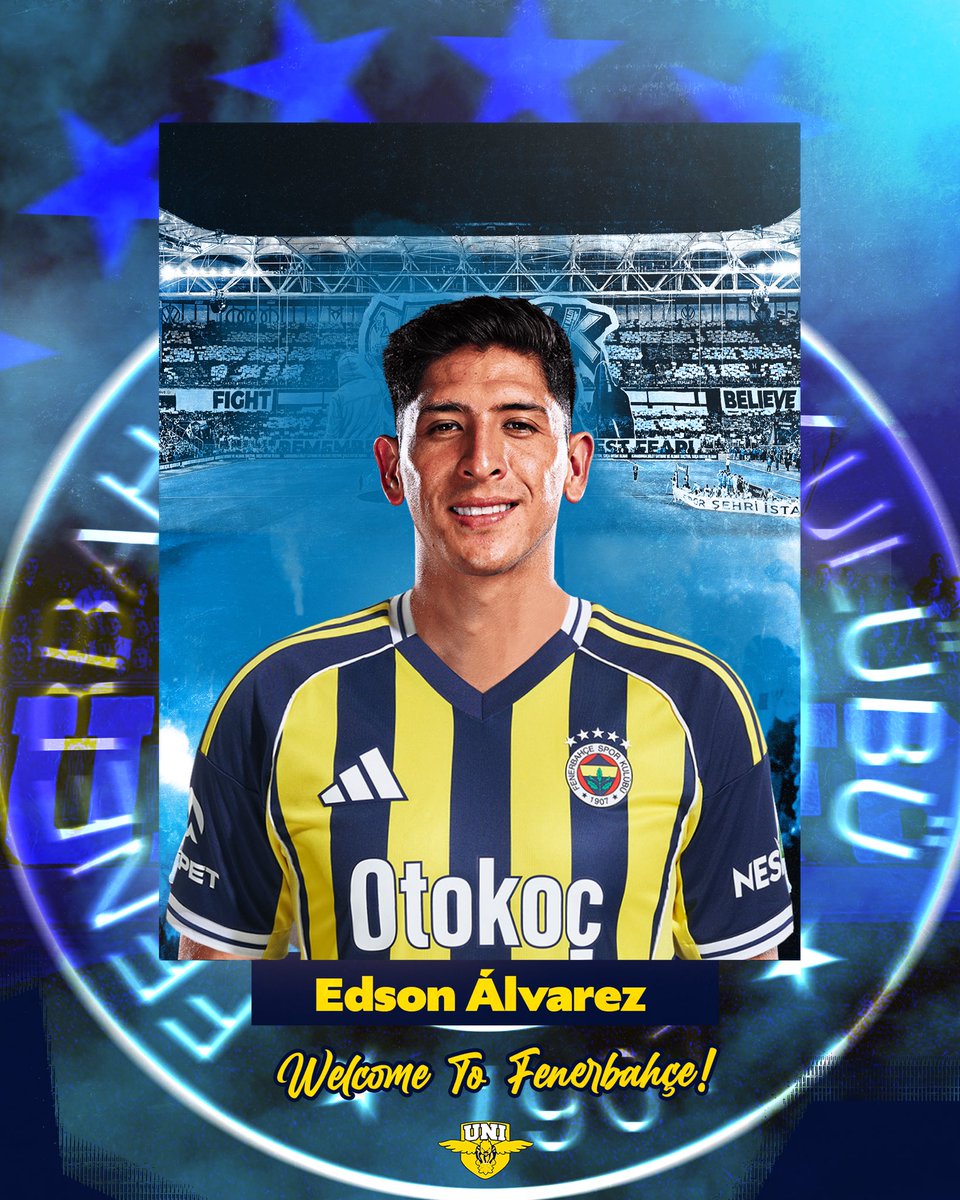 FENERBAHÇEMİZE HOŞ GELDİN, EDSON ALVAREZ! 

#UNIGFB