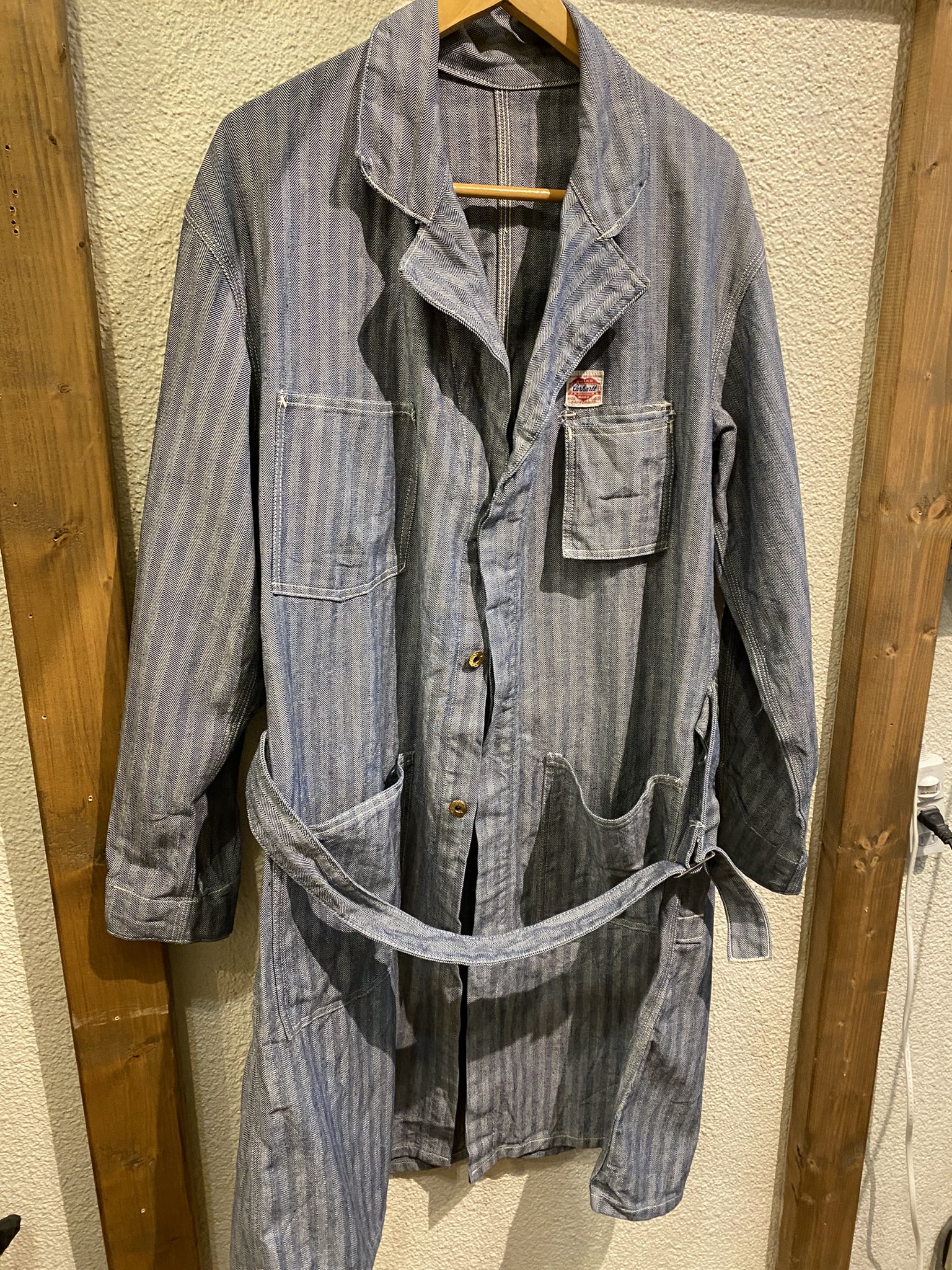 おもち Carhartt ハートタグ 50s ショップコート おもち様専用 Carhartt ハートタグ 50s ショップコート - メルカリ