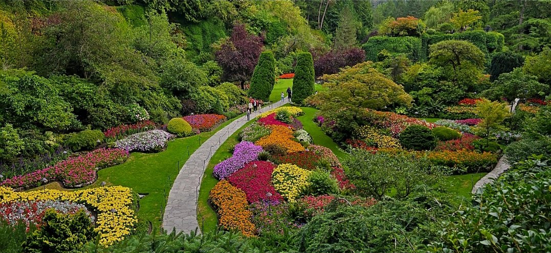 tgrance76's tweet photo. Sunset Garden @ The Butchart Gardens- Victoria  🇨🇦 https://t.co/j7GkDsd1A3