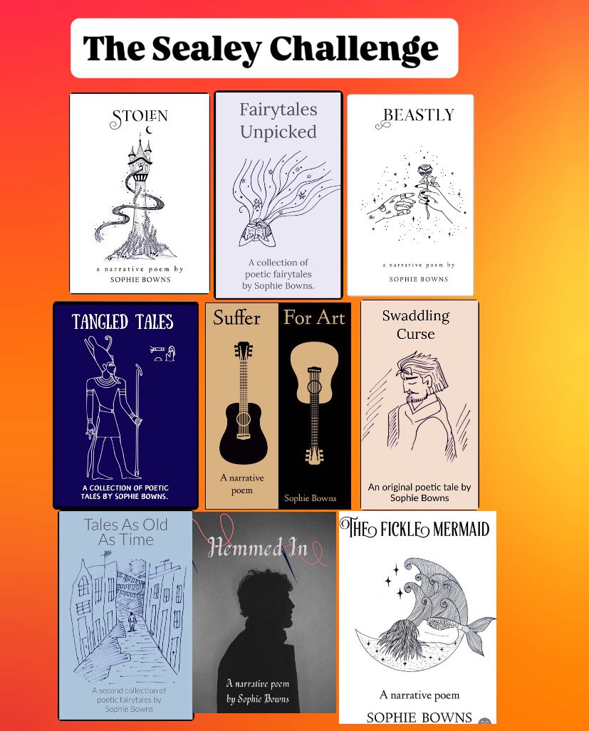 I’d adore more readers for my poetry books. Who is doing The Sealey Challenge this month? 

I have loads of books on Kindle Unlimited for you to enjoy. 🩷

Love fairytale retellings? I’ve got you covered!✅ Original tales?✅

🇬🇧amazon.co.uk/stores/author/…

🇺🇸 amazon.com/stores/author/…
