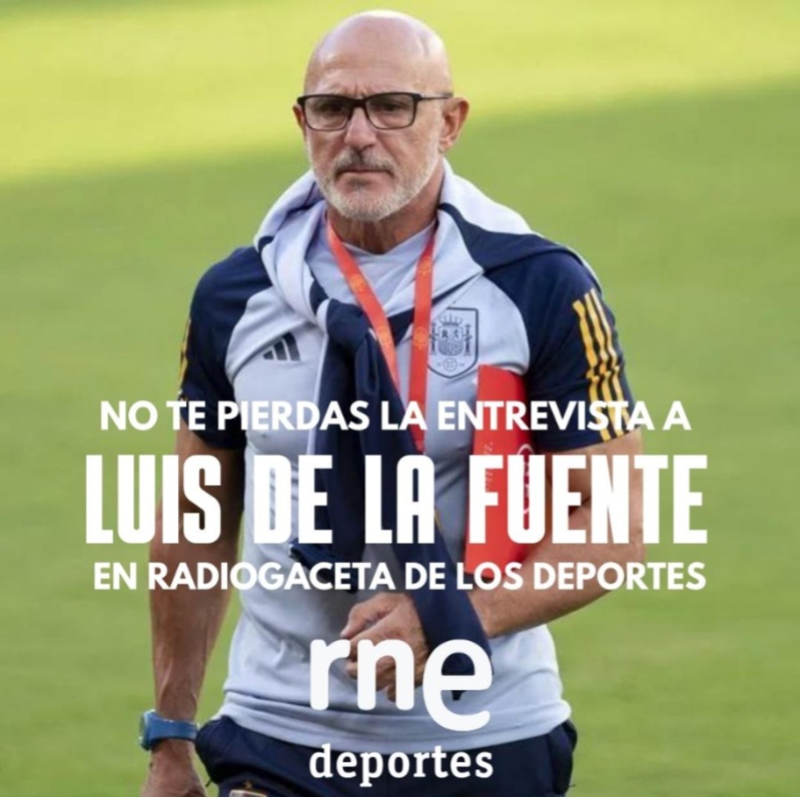 🚨Luis de la Fuente estará en <a href="/rne/">Radio Nacional</a>

🇪🇸El seleccionador acude el 25 de agosto, a las 21h. a Radiogaceta de los Deportes  

🎙️Repasaremos la actualidad de la <a href="/SEFutbol/">Selección Española Masculina de Fútbol</a> días antes de que dé la lista para jugar ante Bulgaria y Turquía, clasificatorios para el Mundial'26  

¡Síguenos!