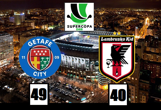 Liga DAM Oficial (@ligadam) on Twitter photo 🏆Supercopa DAM
🗞️C.D. Getafe City (<a href="/CDGetafeCBW/">C.D. Getafe City BWG</a>) se impone a Lambrusko Kid (<a href="/LKDAM_inside/">Lambrusko Kid 🔴11🏆🔴</a>) y se lleva el primer titulo de la temporada.
¡¡ENHORABUENA!! 🏆Supercopa DAM
🗞️C.D. Getafe City (<a href="/CDGetafeCBW/">C.D. Getafe City BWG</a>) se impone a Lambrusko Kid (<a href="/LKDAM_inside/">Lambrusko Kid 🔴11🏆🔴</a>) y se lleva el primer titulo de la temporada.
¡¡ENHORABUENA!!