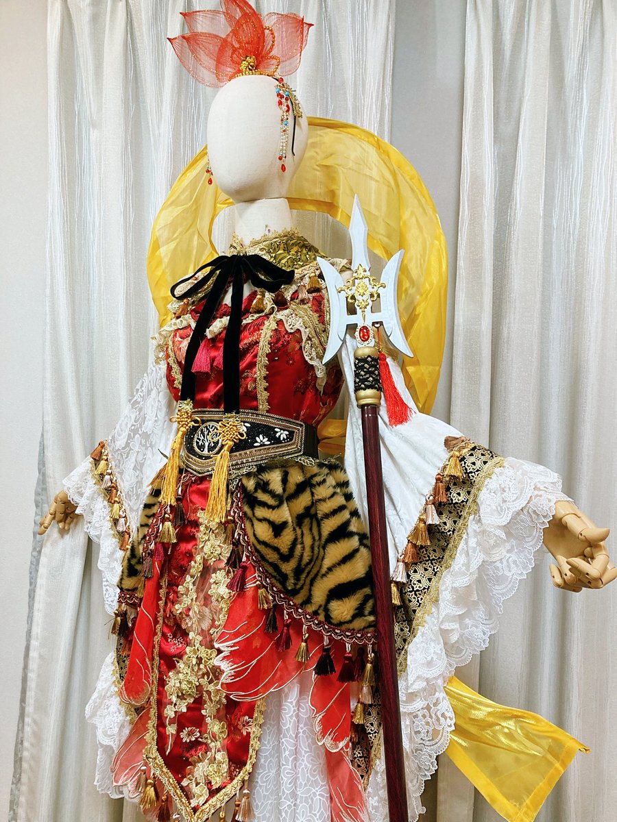 クロ 靴以外フルセット 東方Project 寅丸星 コスプレ アレンジ衣装 東方Project 寅丸星 アレンジ衣装 完成致しました。 カッコいいけど