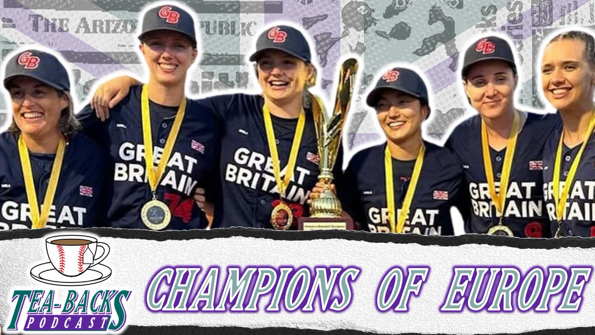 The latest episode sees Special Guests <a href="/GBbaseballwomen/">GB Women's Baseball</a> gold medal winners <a href="/laura_hirai/">Laura Hirai</a>  and Jess Vernon join the show!

🍏 Apple Podcasts: podcasts.apple.com/gb/podcast/tea…

🔊 Spotify:  open.spotify.com/show/7bm3RExgV…

▶️ Youtube:
youtu.be/ECuSUfGPyPo
#Baseball #GreatBritain #WomensBaseball