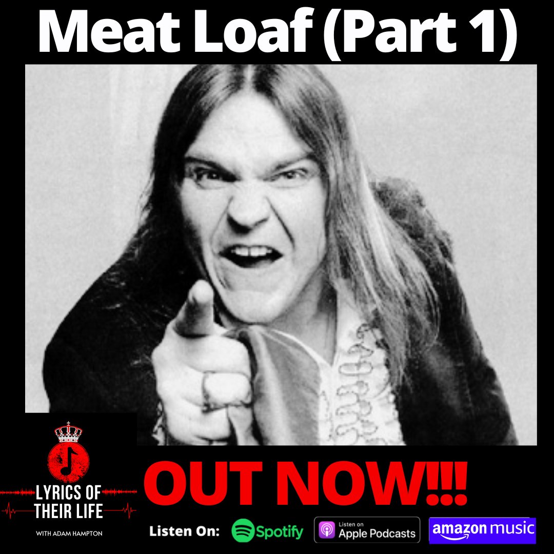 OUT NOW!!!
EP36: Meat Loaf (Part 1) - From Texas To Hell

Listen now on:

Spotify: open.spotify.com/episode/11jewI…

Apple Podcasts: podcasts.apple.com/au/podcast/lyr…

#meatloaf #jimsteinman #music #biography #batoutofhell #podcast