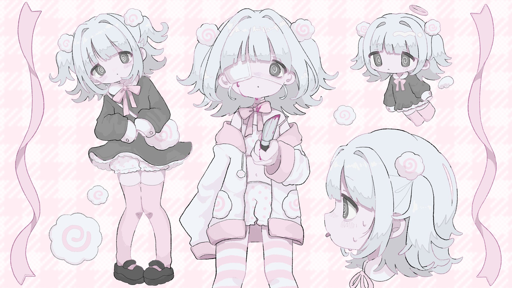 ひなの⋈﻿さま専用✧︎*。 手描きイラスト u♡さま専用✧︎*。 手描きイラスト 柊木しゅう🌱C106土曜日東6