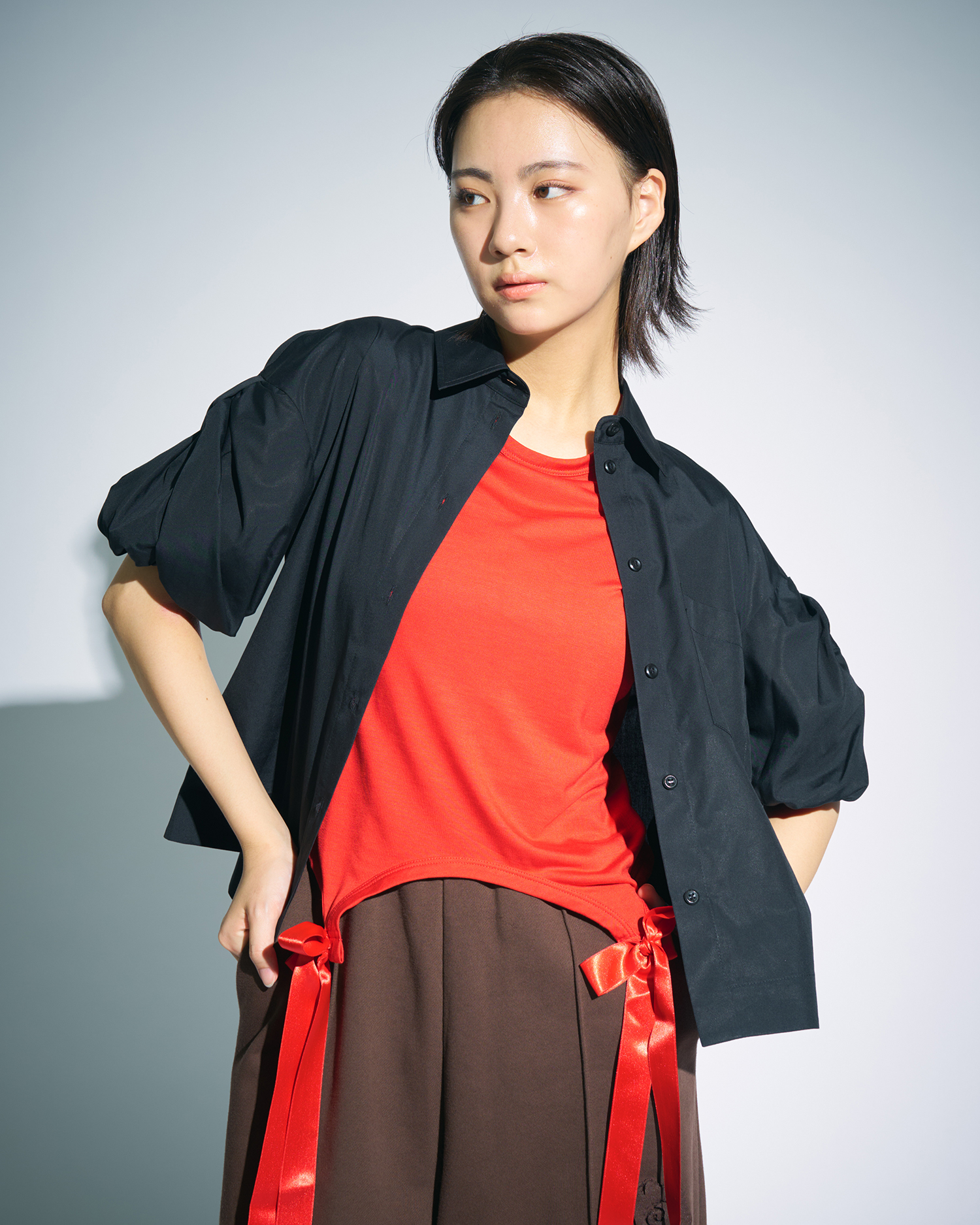 〓Simone Rocha〓ロングポイントBIG襟 FLORALシャツ ブラウス 〓Simone Rocha〓ロングポイントBIG襟 FLORALシャツ ブラウス