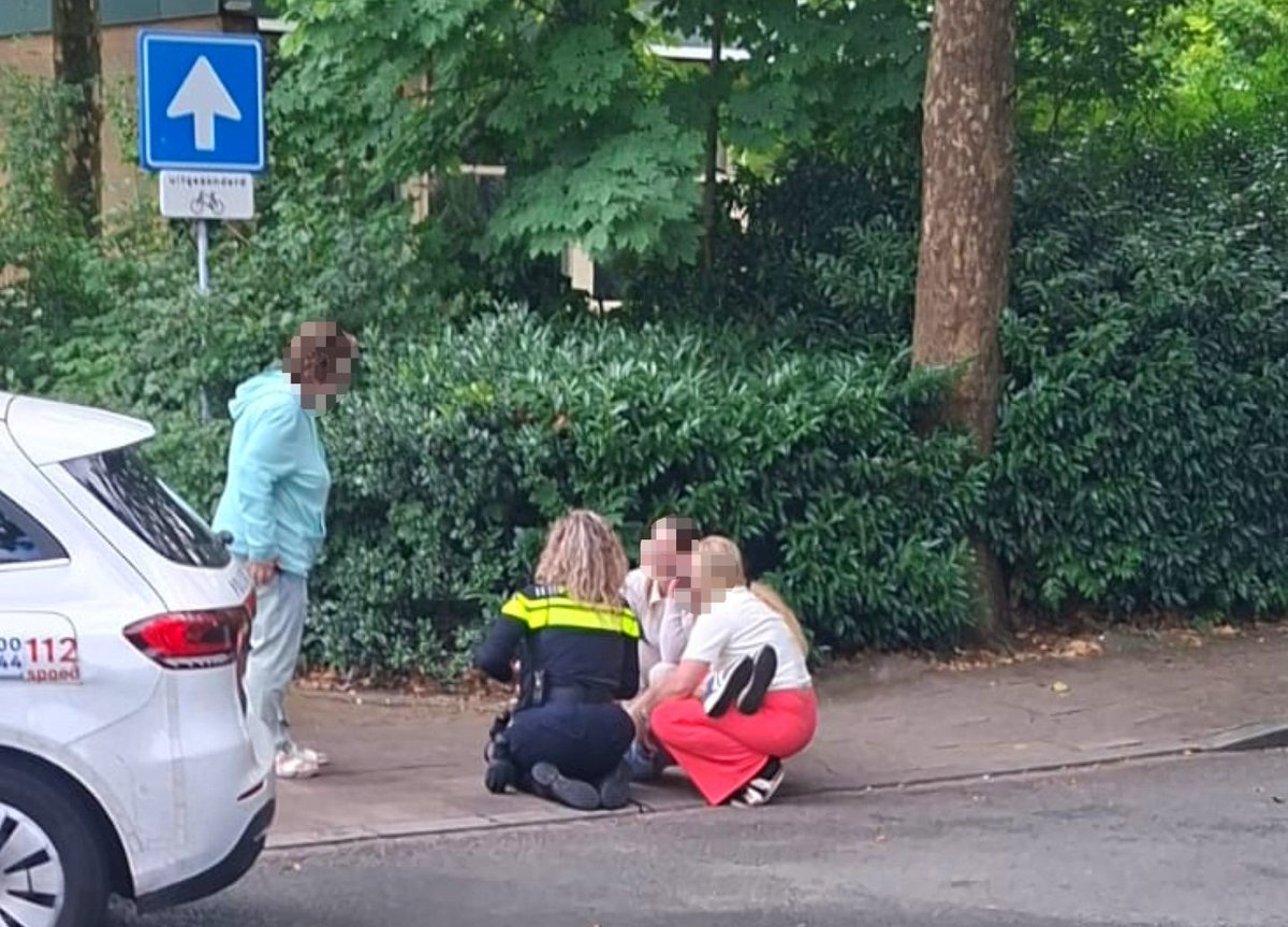Fietser gewond bij aanrijding op De Visserlaan in Nunspeet