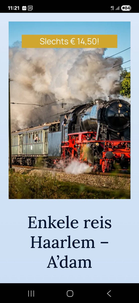 Dit kochten we.... 1/1 #stoomgenootschap stoomtrein #sail