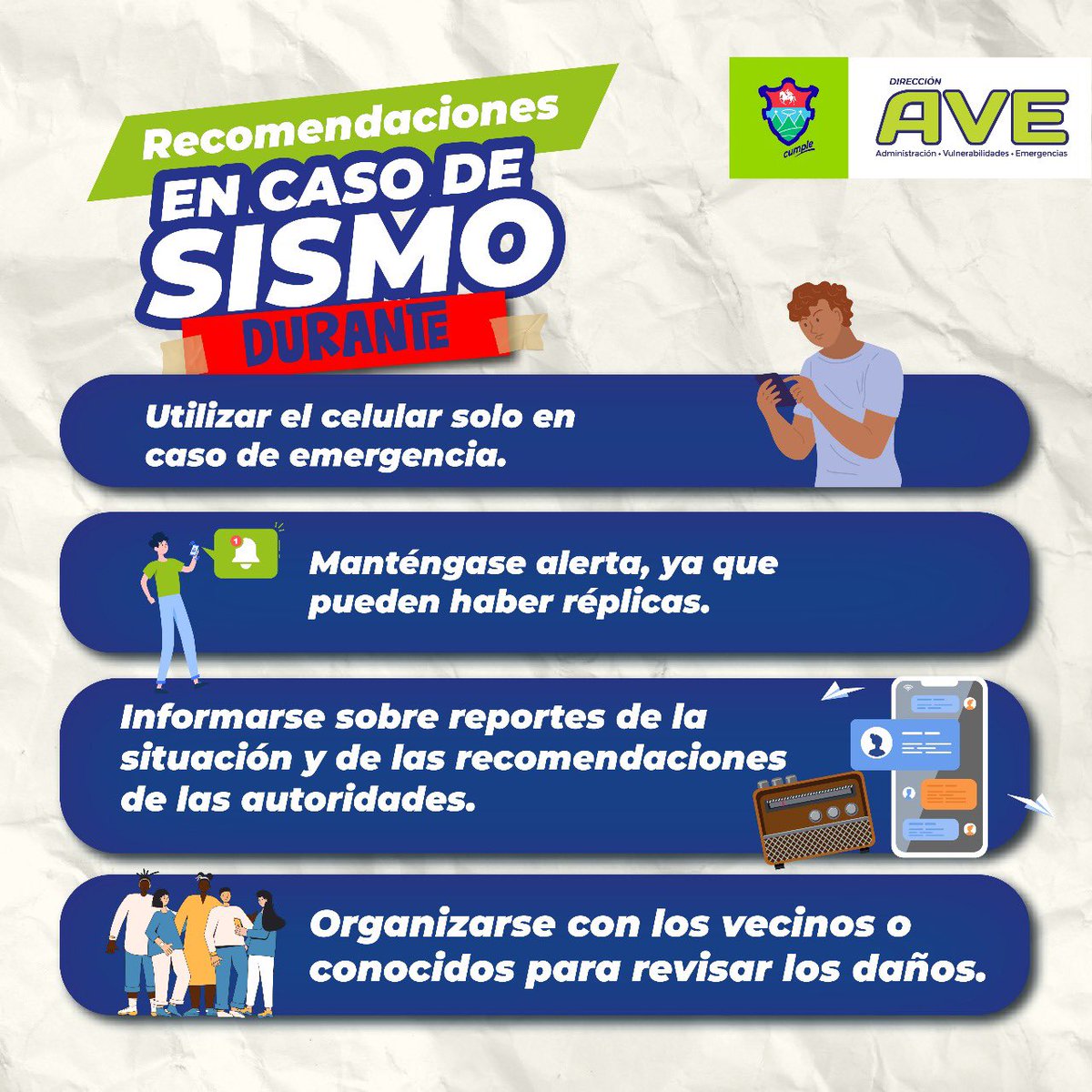 AVE MuniGuate (@avemuniguate) on Twitter photo ⚠️Ante una emergencia sísmica debes tomar medidas en el hogar por seguridad de la persona y la familia. 🚨🇬🇹
<a href="/amilcarmontejo/">Amilcar Montejo</a>
<a href="/MuniAuxiliarZ2/">Alcaldia Auxiliar z2</a>
<a href="/DCH_gt/">Dirección del Centro Histórico</a>
#sismogt ⚠️Ante una emergencia sísmica debes tomar medidas en el hogar por seguridad de la persona y la familia. 🚨🇬🇹
<a href="/amilcarmontejo/">Amilcar Montejo</a>
<a href="/MuniAuxiliarZ2/">Alcaldia Auxiliar z2</a>
<a href="/DCH_gt/">Dirección del Centro Histórico</a>
#sismogt