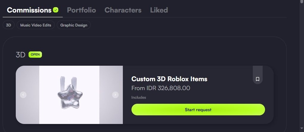 jieejiemv3's tweet image. Open commisson custom Roblox items ugc

vgen.co/jieemv

#roblox #robloxindonesia #robloxgames #items3d #3d #b3d #jasa3d #UGC #UGCcreator #itemroblox