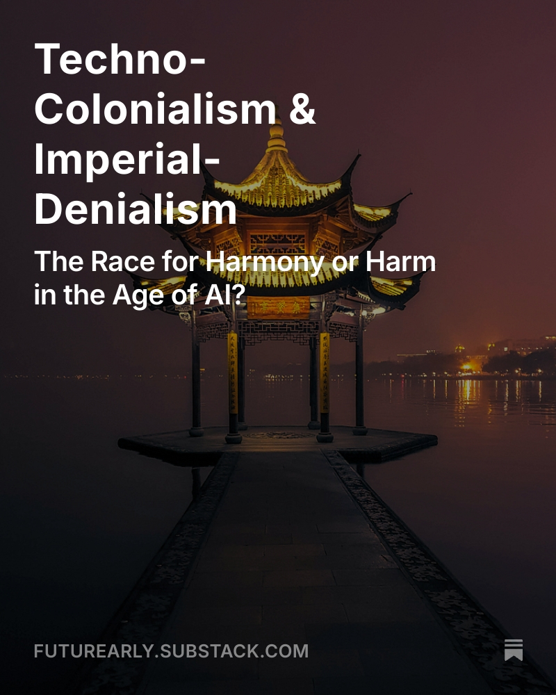 Forget The Events, Focus on The Trends ✨
Future Doesn't Wait, Neither Should You.

New Post on Futurearly: futurearly.substack.com

<a href="/TuckerCarlson/">Tucker Carlson</a> #AI #Geopolitics <a href="/QuincyInst/">Quincy Institute</a> #GlobalSouth #China #Diplomacy #Supplychains