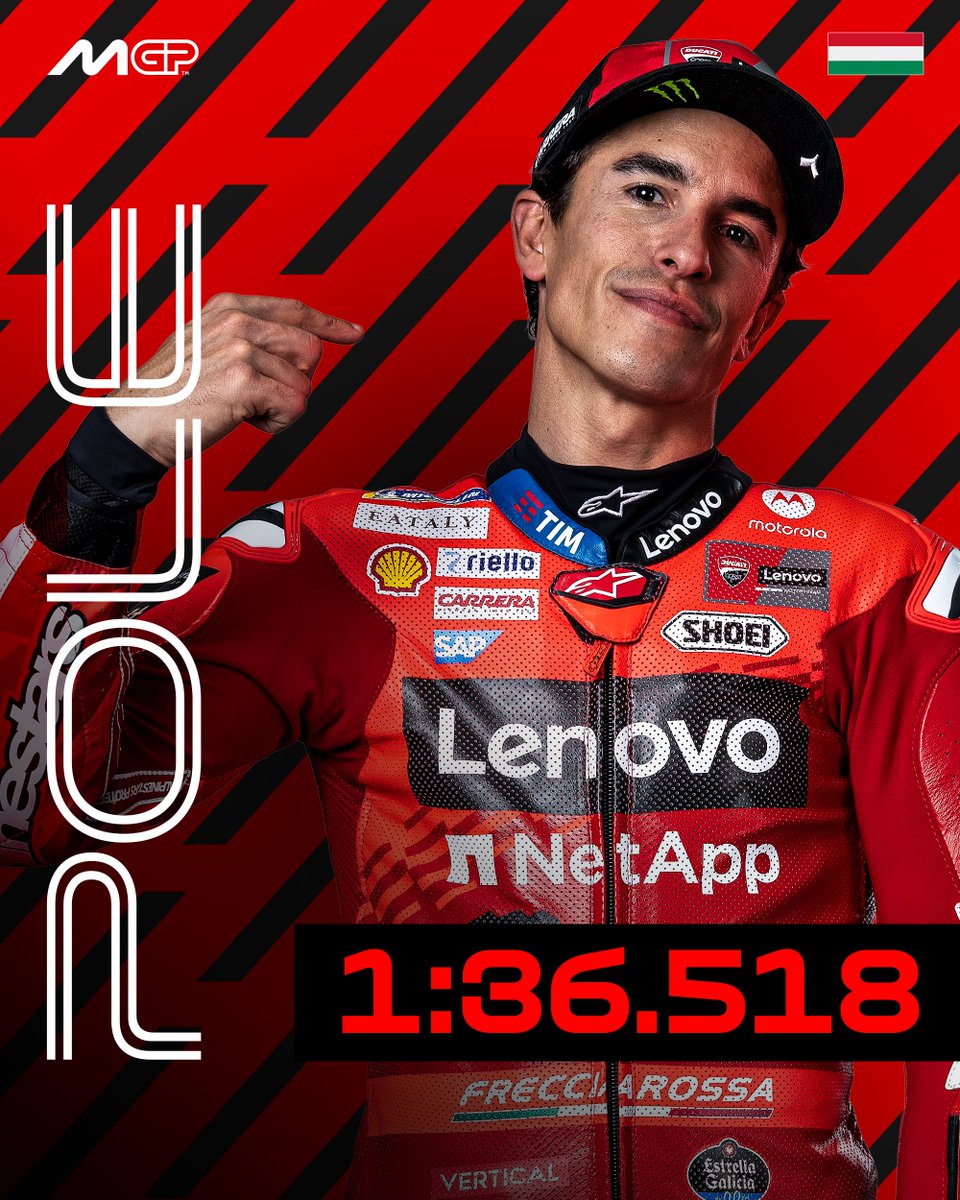UNTOUCHABLE! 👊 

<a href="/marcmarquez93/">Marc Márquez</a> secures pole at Balaton Park! 

#HungarianGP 🇭🇺