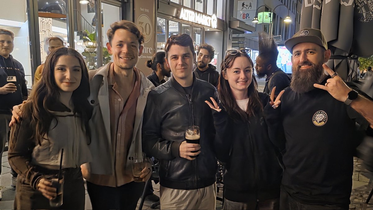 What would our band name be? 🤣

The highlight of any of these events is always hanging out with folks and making new friends over beers 🧡

Until next time mateys 🍻

Thank you <a href="/gamescom/">gamescom</a>! I love you! 🧡