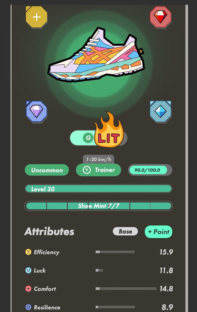 こちらのジェネシスを売りに出そうか検討中です。こちらを売ってS国ジェネシスを購入しようかと。
もし気になる方いらっしゃったら、希望価格を添えてDMください。

もし売約成立したら、いいね&amp;リポストしてくれた方の中からささやかですが1名に100GMTさしあげます。

#STEPN
#STEPNGO