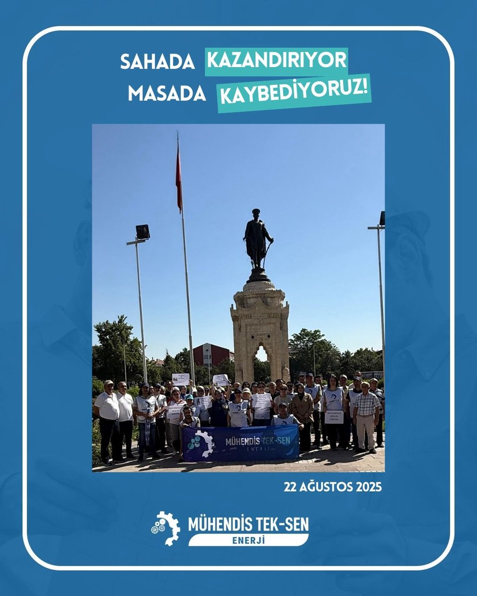 Dün masalar boş, ofisler sessizdi… Ama sokaklar, meydanlar ve kalpler dayanışmayla doluydu!
Mühendisler ve teknik çalışanlar iş bırakma eyleminde emeğinin değerini alanlarda haykırdı. 💪