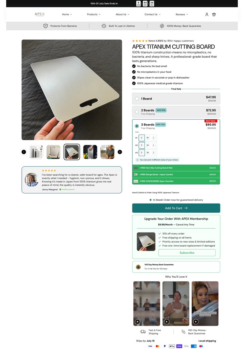 georgetown98000's tweet image. Just finished designing a clean, high-converting Product Page concept on @figma  You can upsell too and rake in more funds. 
If you’re looking for someone to design &amp;amp; develop a landing/product page that grabs attention and drives sales, DM me. Let’s make your product shine!