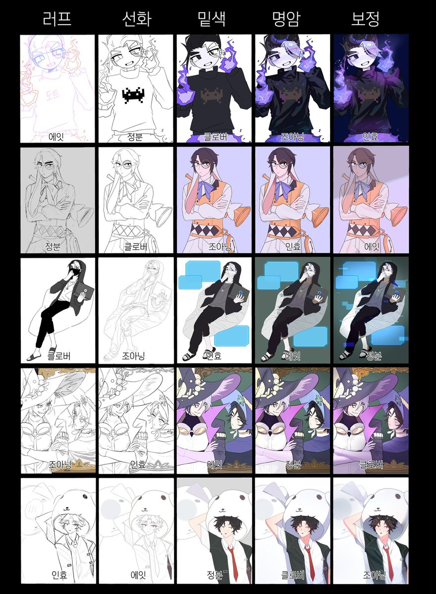 트친이들이랑 태현준범 합작했어요👾❤️🍀