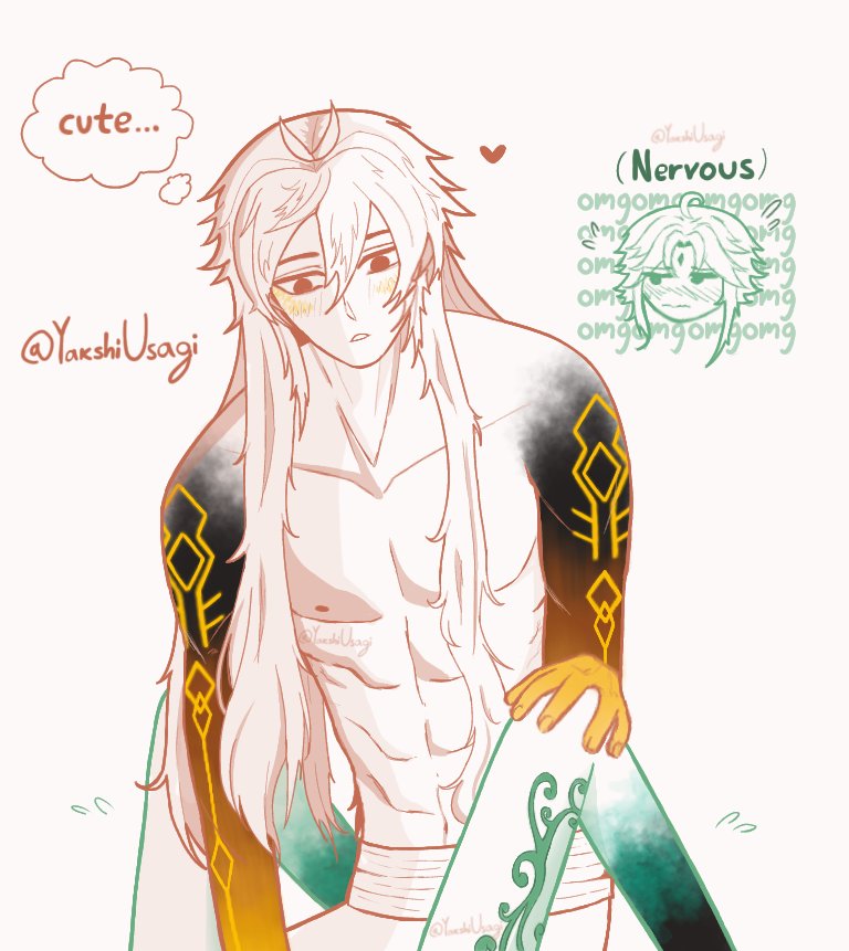 YakshiUsagi's tweet photo. Zhongxiao ⚠️SUGGESTIVE⚠️
I love them so much, I had to finally make a fanart of them too 😭
#zhongxiao #zhongli #Morax #rexlapis #xiao #GenshinImpact #Genshin #原神 #Genshinfanart #fanart https://t.co/p6nz9xRa1X