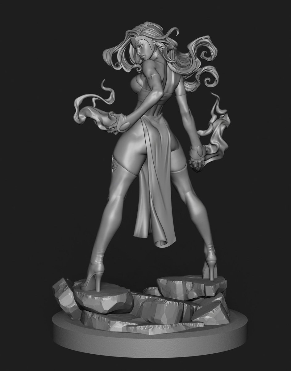 Lika_Romanova_'s tweet photo. My final work for #JoeMadChallenge based on the concept by @JoeMadx Huge thanks to @MAYA_slava for the challenge! 

#zbrush #3DCG #scarletwitch https://t.co/eTJG1jW61k