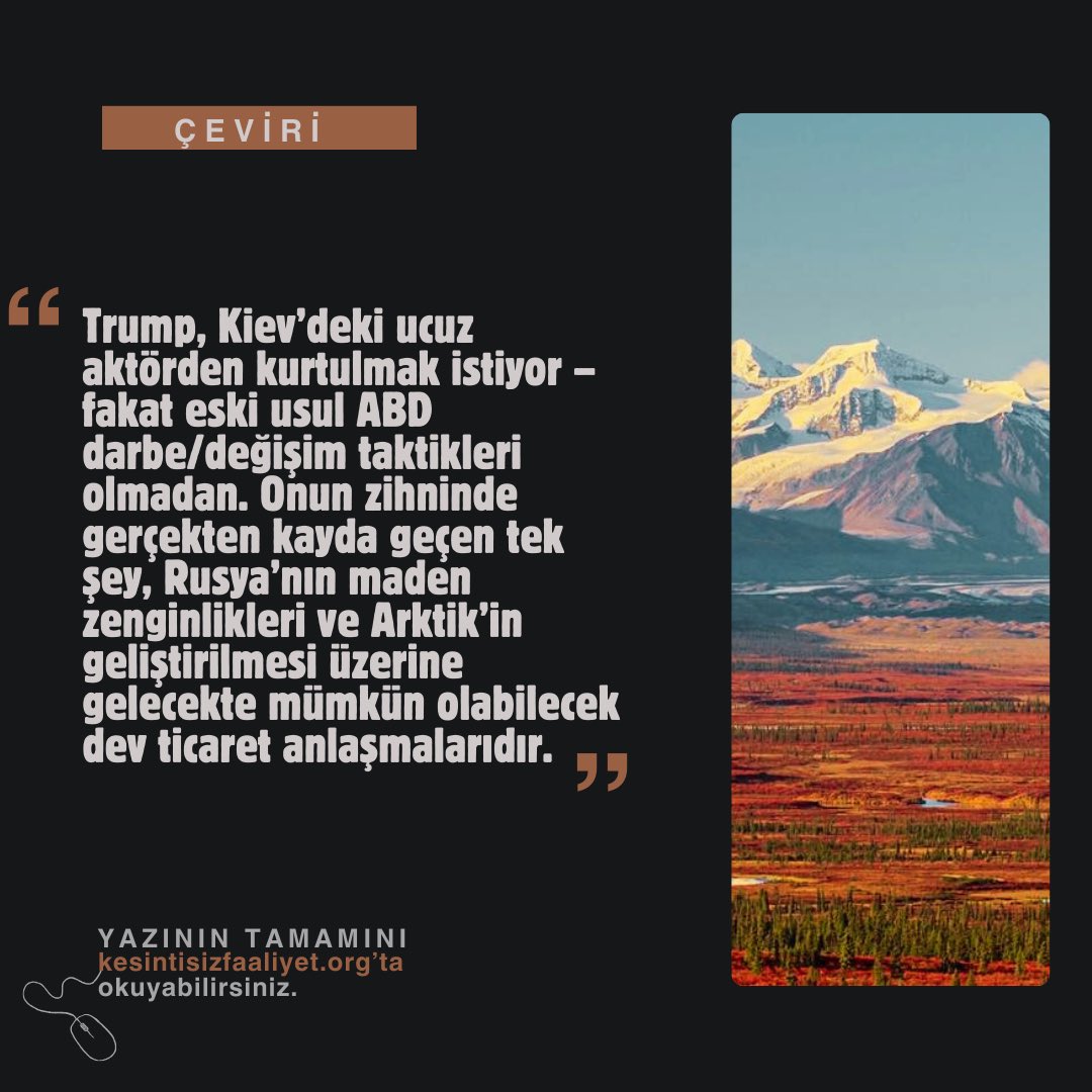 Alaska’da Aslında Ne Oldu? - Pepe Escobar

Kesintisiz Faaliyet Çeviri Kolektifi 

Yazının tamamını okumak için:
kesintisizfaaliyet.org/alaskada-aslin…