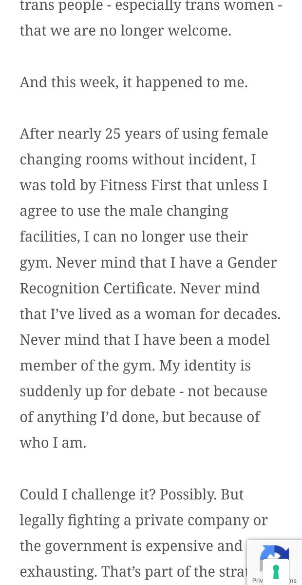 ThisIsntWorkingPodcast (@isntworkingpod) on Twitter photo NEW: Another gym fixes its trans policy. Well done <a href="/FitnessFirst_UK/">Fitness First UK</a> for training your staff to have difficult conversations with trans-identified customers.
Link β¬οΈ NEW: Another gym fixes its trans policy. Well done <a href="/FitnessFirst_UK/">Fitness First UK</a> for training your staff to have difficult conversations with trans-identified customers.
Link β¬οΈ
