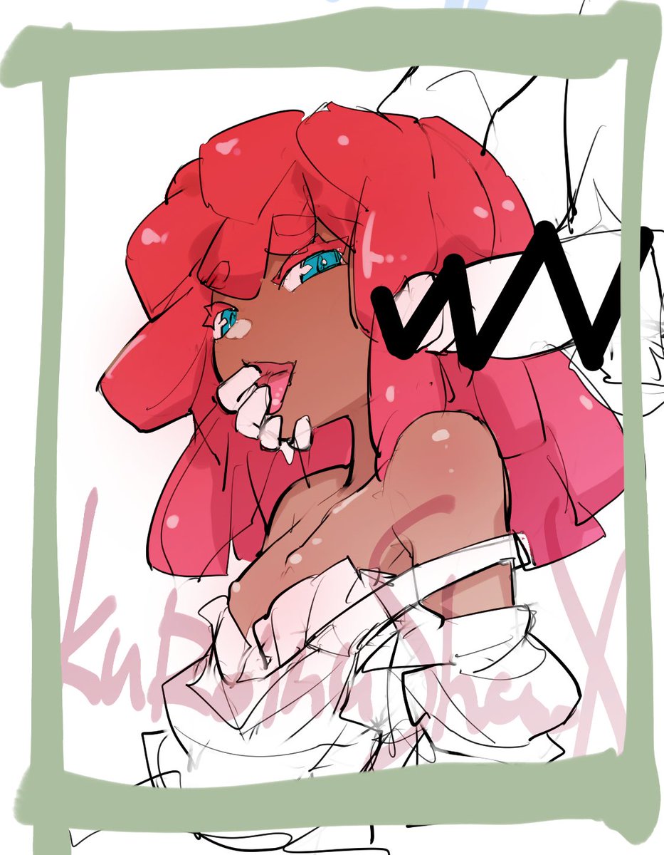 髪型案　色とか含めてぜんぶ仮