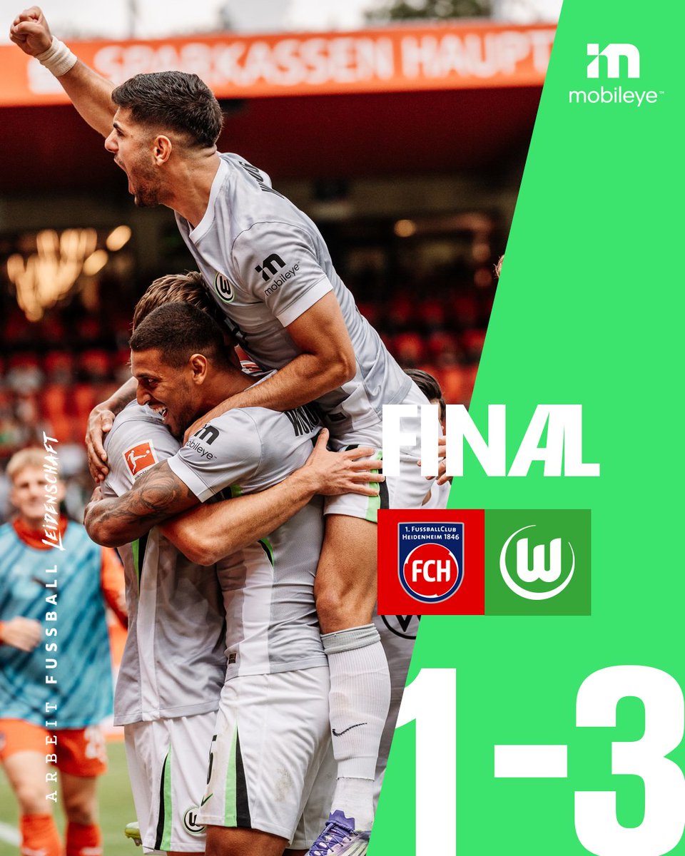 ¡VICTORIA! 
Los Lobos se llevan los tres puntos en la jornada 1 de Bundesliga.
🐺🙌

#VfLWolfsburg #FCHWOB