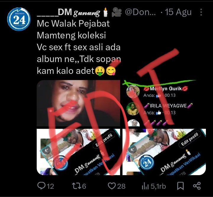 Akun Twitter ini belum ada video benaran cuma bukti posting baru orang beli transfer uang atau pls langsung blokir nomor wha dan akun Twitter tolong jgn percaya diri tipu semua itu.