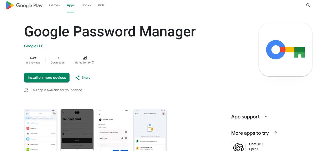 WithWorkG01's tweet image. Google&apos;s New Password Manager App is Now Available for Android Users. Check out this app to manage your passwords smoothly.

#googlepasswordmanager 
Read more - workwithg.com/2025/08/google…