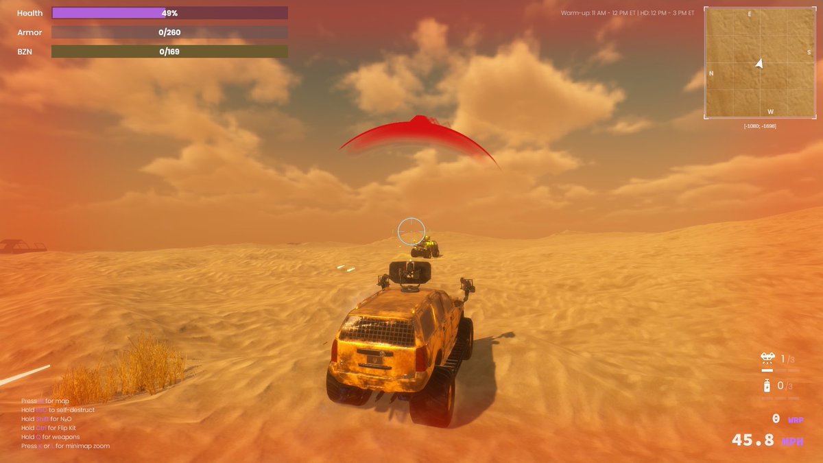 Let’s go! The High Distribution event is live. Like and share!

Warm-up: 11 AM - 12 PM ET 
High $BZN distro: 12 PM - 3 PM ET

🖥️Game Download: warriders.com/downloads/
🆓Free vehicle for all new players.

#P2E #NFT #NFTs #blockchaingame #Play2Earn