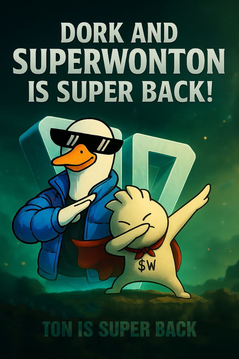 Looks like #TON Meme szn is kicking in  and the OGs are back 🔥🔥

Big shout out to <a href="/dork_og/">Dork</a> and their community 🤝

We work as one $SW ❤️