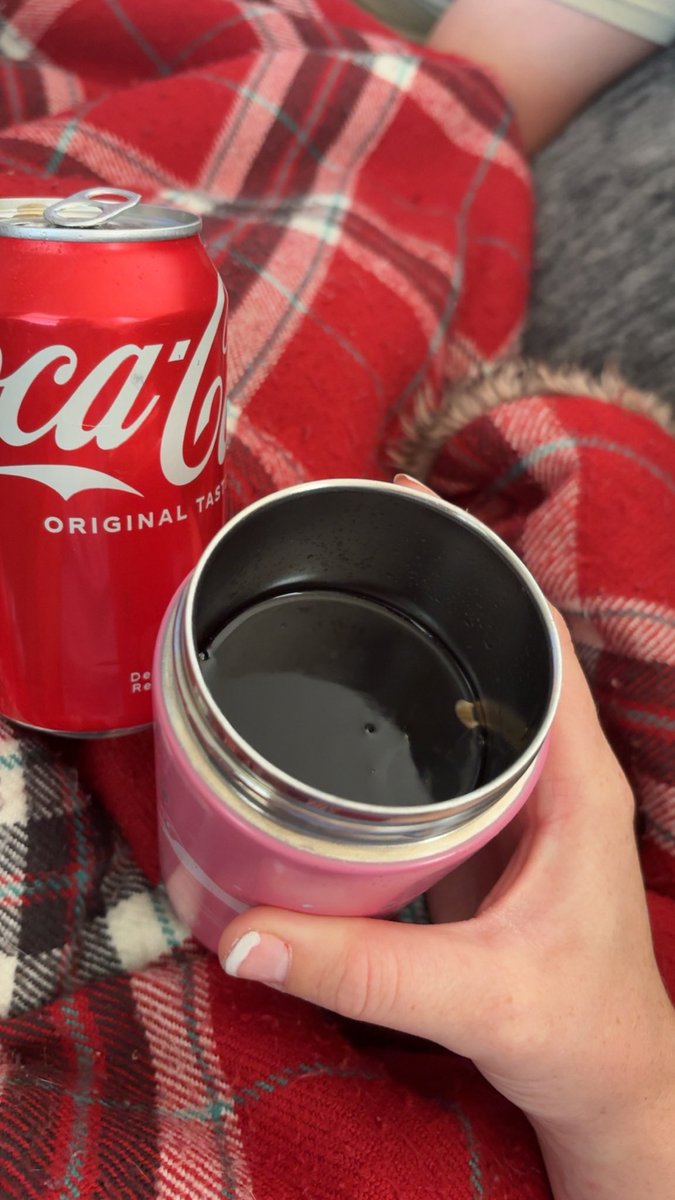 Opened a fresh can of coke first thing this morning and it had something in it so I poured it into a cup to check it out😬 <a href="/CocaCola/">Coca-Cola</a> what is this?!🤢