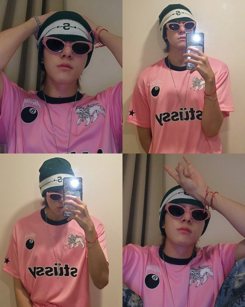 softforg4's tweet image. nani literally invented the color pink pls he makes it look so freaking cool !!! #hirunkit_